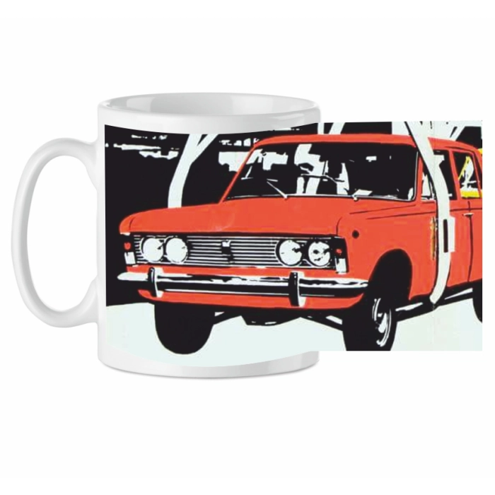 Kubek porcelanowy duży Fiat linia produkcyjna
