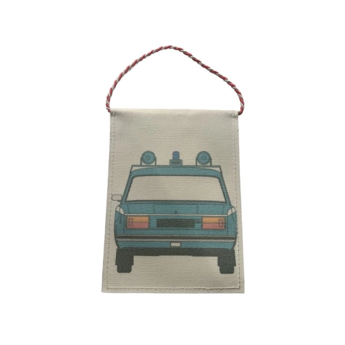 Proporczyk Fiat 125p Milicja