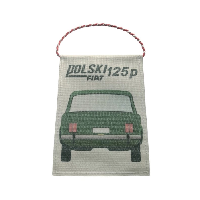 Proporczyk duży Polski Fiat 125p