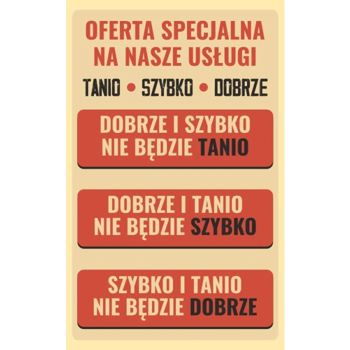 Tablica PRL szybko, tanio, dobrze