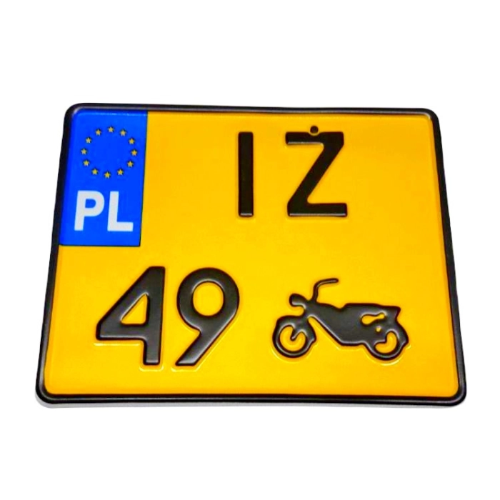 Tablica zlotowa zółta z napisem SHL M04