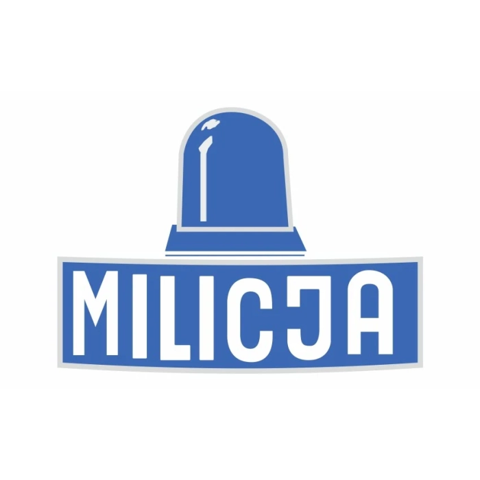 Tablica PRL kogut Milicji