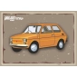 Plakat z nadrukiem Polski Fiat 126p